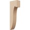 Ekena Millwork 3"W x 6"D x 18"H Thin Del Monte Rough Cedar Woodgrain TimberThane Corbel, Primed Tan CORUR03X06X18DELRCPR - alternate 1
